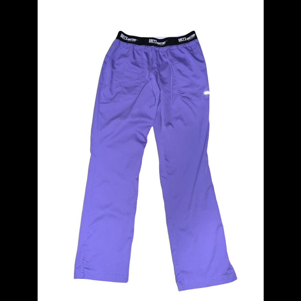 Ladies Purple Greys Anatomy Scrub Pants Medium